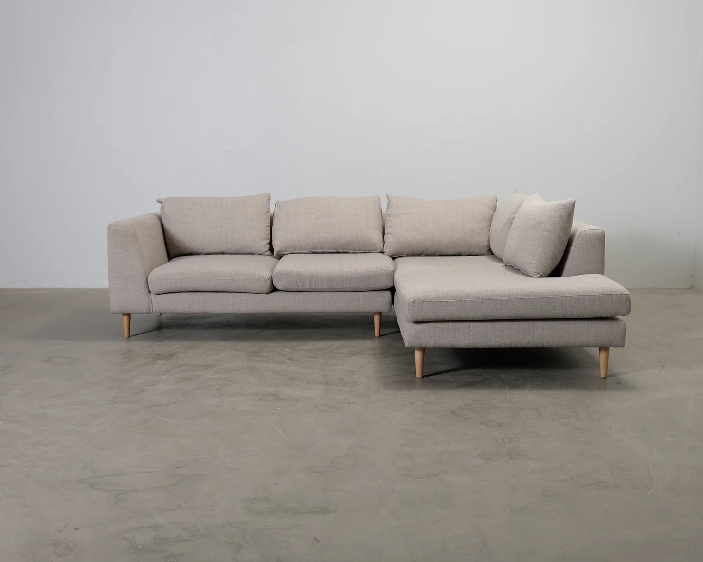 SOFACOMAPANY Noa 3-sits divansoffa gråbeige