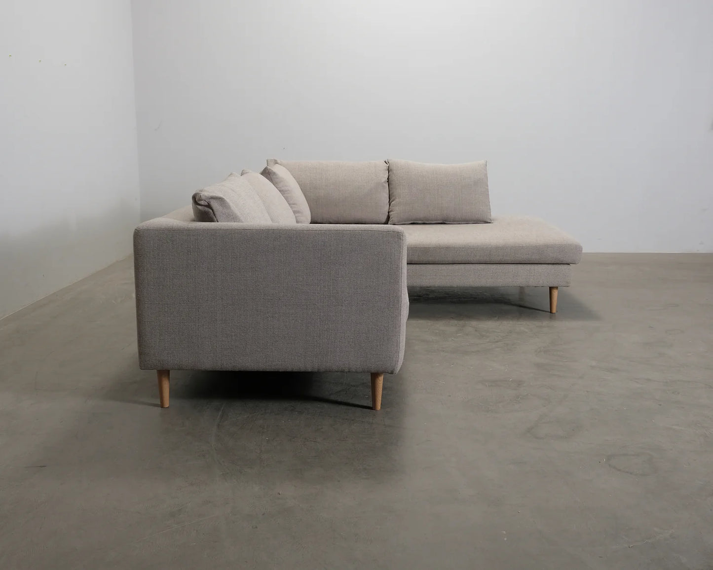 SOFACOMAPANY Noa 3-sits divansoffa gråbeige